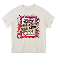 Cream smutty book club admit one good girls only Heavy Core Tee - MaliasSmallBusiness