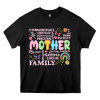 Black retro mother Heavy Core Tee - JahusDesignShop