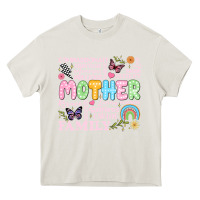 Cream retro mother Heavy Core Tee - JahusDesignShop
