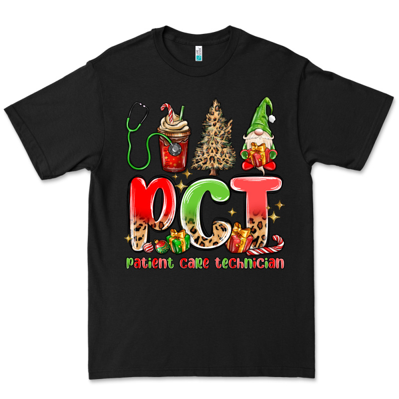 Pct Patient Care Technician Christmas Premium Tee by MaliasSmallBusiness | Teevron