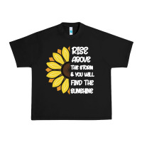 Black Rise Above The Storm You Will F and The Sunshine Urban Heavy Tee - Bettercallsaul