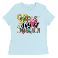 My First Day Of Kindergarten Ladies Tee | Teevron