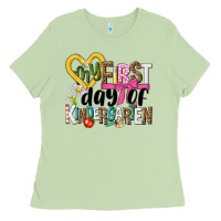Matcha my first day of kindergarten Ladies Tee - NancyCooperArtShop