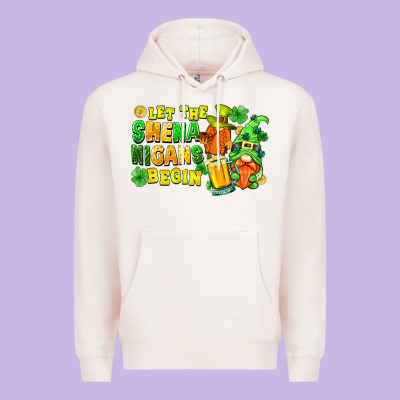 Let The Shenanigans Begin St. Patrick's Day Premium Hoodie Designed By Fadigitalartstudio
