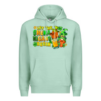 Seafoam Let the shenanigans begin St. Patrick's Day Premium Hoodie - FaDigitalArtStudio