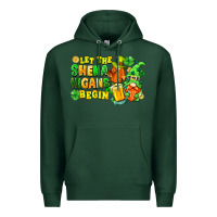 Sports Green Let the shenanigans begin St. Patrick's Day Premium Hoodie - FaDigitalArtStudio