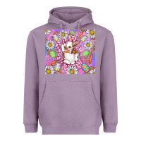 Lavender Easter Bunny Heavyweight Hoodie - CowhideDigitalArt