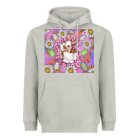 Moon Dust Easter Bunny Heavyweight Hoodie - CowhideDigitalArt