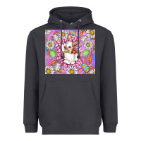 Smoke Easter Bunny Heavyweight Hoodie - CowhideDigitalArt