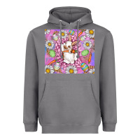 Storm Easter Bunny Heavyweight Hoodie - CowhideDigitalArt