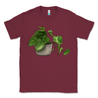 Burgundy Philodendron Classic Tee - LillyAllenDesigns