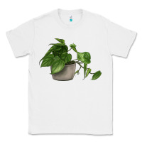 White Philodendron Classic Tee - LillyAllenDesigns