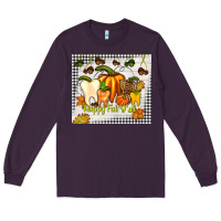 Happy Fall Y'all Teeth Long Sleeve Tee | Teevron