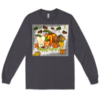 Smoke happy fall y'all teeth Long Sleeve Tee - TumblerDesignByShophia