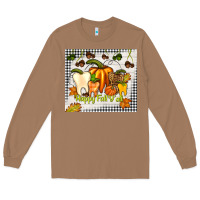 Toasted Coconut happy fall y'all teeth Long Sleeve Tee - TumblerDesignByShophia