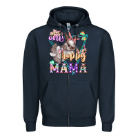 Navy one hoppy mama Zipper Hoodie - FaDigitalArtStudio