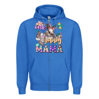 True Royal one hoppy mama Zipper Hoodie - FaDigitalArtStudio