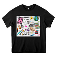 Black teacher always learning Heavy Core Tee - NancyCooperArtShop