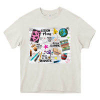 Cream teacher always learning Heavy Core Tee - NancyCooperArtShop