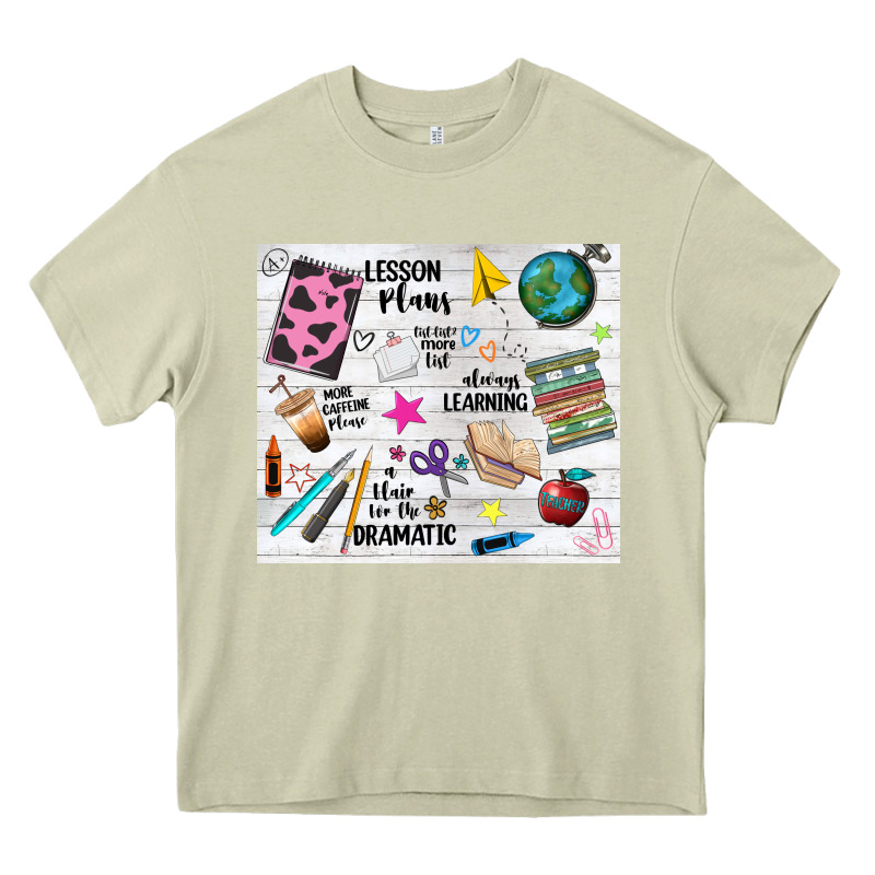 Teacher Always Learning Heavy Core Tee by NancyCooperArtShop | Teevron