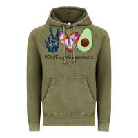 Vintage Olive PEACE LOVE AVOCADOS Vintage Hoodie - Bettercallsaul