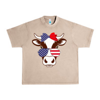 French Oak Cow 4Th Of July Independence Day Urban Heavy Tee - Bettercallsaul