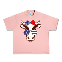 Salmon Cow 4Th Of July Independence Day Urban Heavy Tee - Bettercallsaul