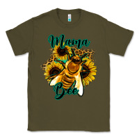 Army Green Leopard Sunflower Western Mama Bee Classic Tee - Bettercallsaul