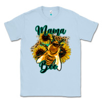 Dusty Blue Leopard Sunflower Western Mama Bee Classic Tee - Bettercallsaul