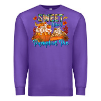 Purple Sweet Like Pumpkin Pie Premium Sweatshirt - CowhideDigitalArt