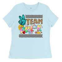 Baby Blue team pre k Ladies Tee - NancyCooperArtShop