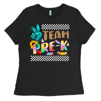 Black team pre k Ladies Tee - NancyCooperArtShop
