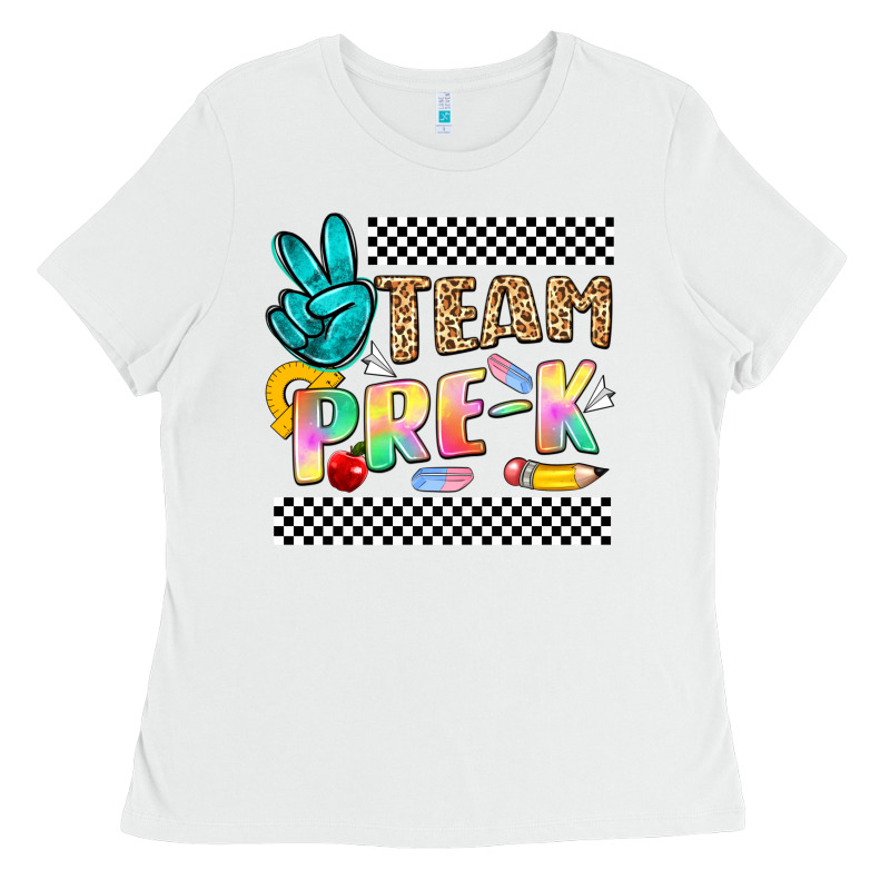 Team Pre K Ladies Tee by NancyCooperArtShop | Teevron