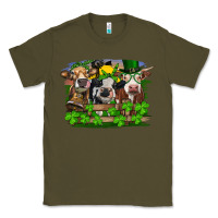 Army Green St patrick's day heifers Classic Tee - RanaPortraitStore
