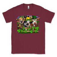 Burgundy St patrick's day heifers Classic Tee - RanaPortraitStore