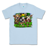 Dusty Blue St patrick's day heifers Classic Tee - RanaPortraitStore