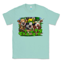 Seafoam St patrick's day heifers Classic Tee - RanaPortraitStore
