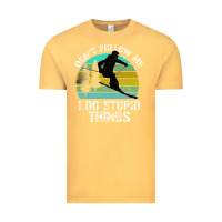 Vintage Mustard Don t Follow Me I Do Stupid Things Vintage Tee - Bettercallsaul