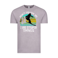 Vintage Zinc Don t Follow Me I Do Stupid Things Vintage Tee - Bettercallsaul