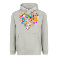 Moon Dust Easter Love Heavyweight Hoodie - CowhideDigitalArt