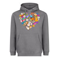 Storm Easter Love Heavyweight Hoodie - CowhideDigitalArt