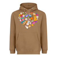 Toasted Coconut Easter Love Heavyweight Hoodie - CowhideDigitalArt