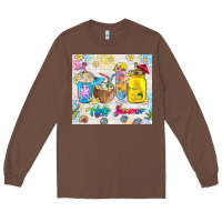 Chestnut hello summer coffee cups Long Sleeve Tee - TumblerDesignByShophia