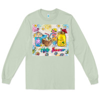 Matcha hello summer coffee cups Long Sleeve Tee - TumblerDesignByShophia