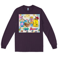 Plum hello summer coffee cups Long Sleeve Tee - TumblerDesignByShophia
