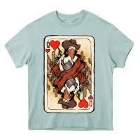 Arona queen of hearts cowgirl Heavy Core Tee - NancyCooperArtShop