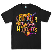 Black educator of tiny humans Premium Tee - NancyCooperArtShop