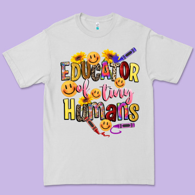Educator Of Tiny Humans Premium Tee Designed By Nancycooperartshop