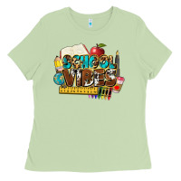 Matcha school vibes Ladies Tee - NancyCooperArtShop