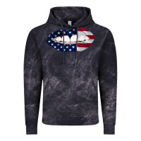 Cloud Black Lips American Flag Vintage Hoodie - Bettercallsaul